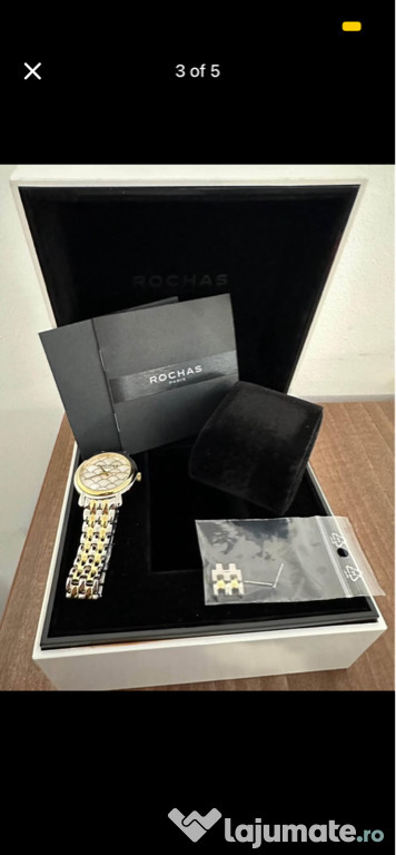 Ceas dama Rochas Paris - Mother of Pearls.