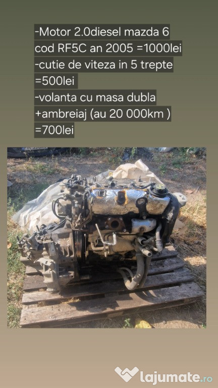 Motor / cutie de viteze /volanta mazda 6