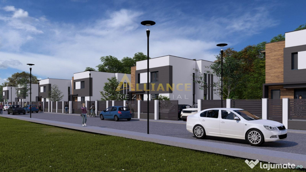 Vila individuala premium -5 camere - teren 470mp - Str.Aviat