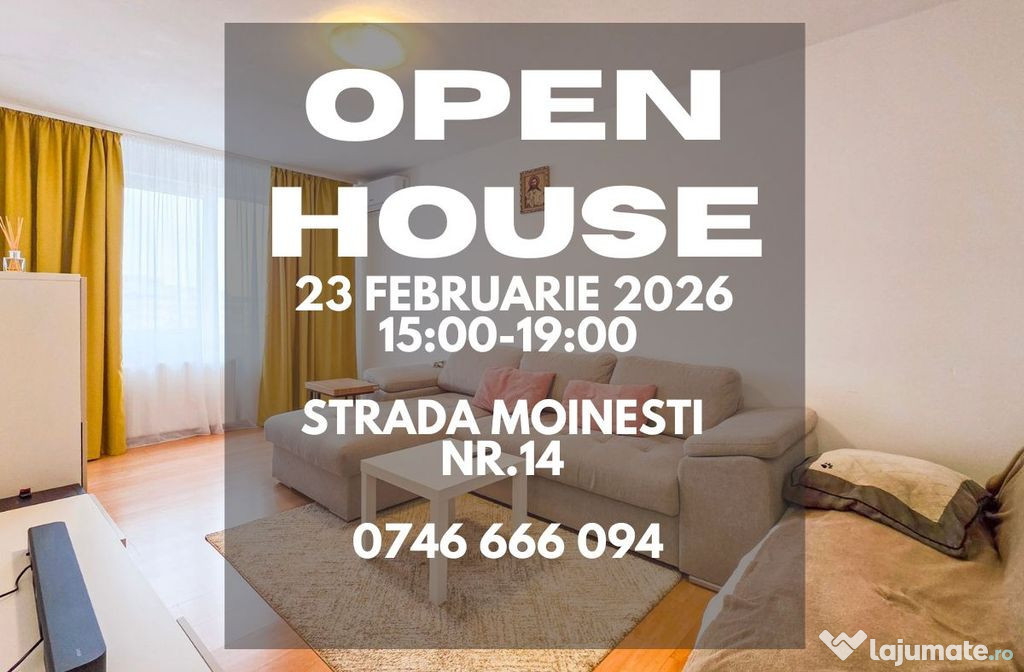 Apartament 3 camere decomandat, 2 băi, Strada Moinești 14
