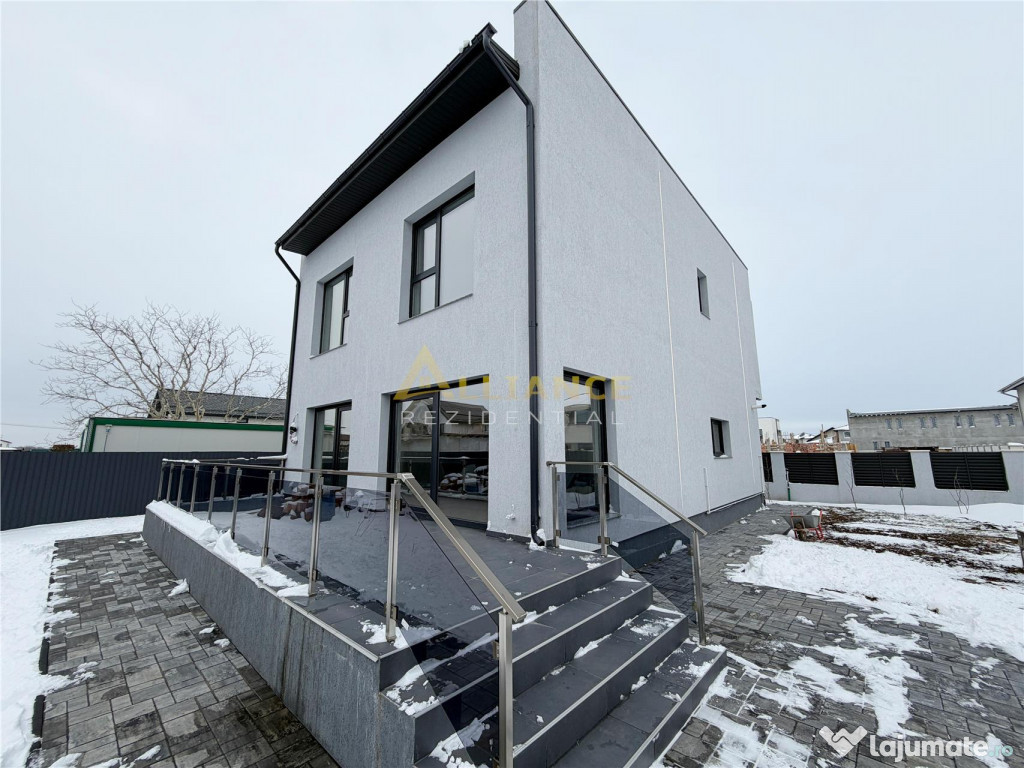 Vila individuala P 1E cu finisaje de lux - 4 camere 3 bai -