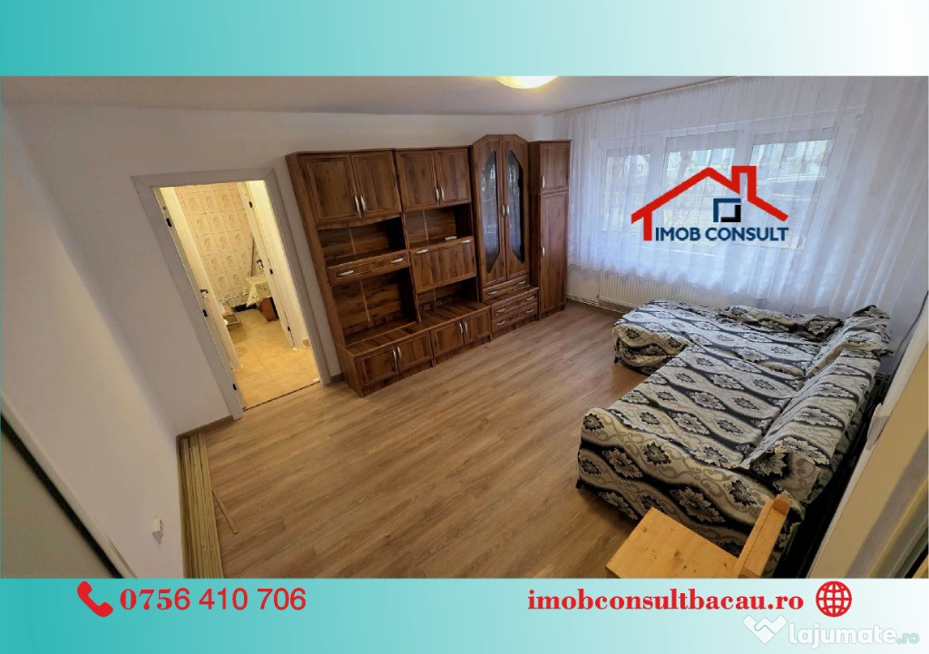 Apartament 2 camere – parter – complet mobilat și utilat! CE1498