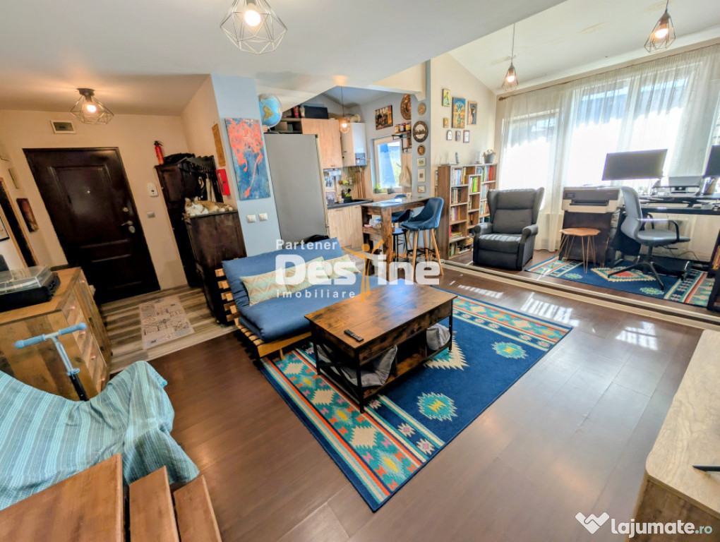 Comision 0% - Apartament 3 camere 2 băi 55 mp mobilat utila