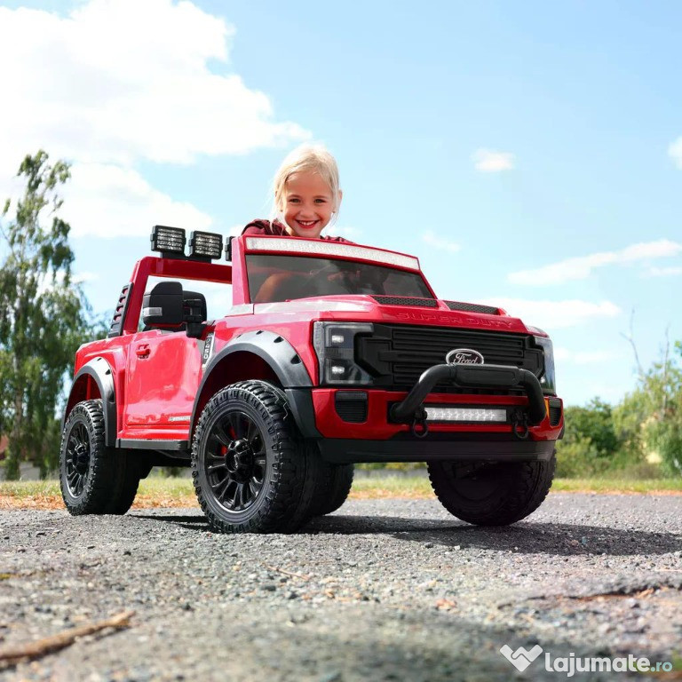 Masinuta electrica pt. 2 copii Ford Super Duty F450 4x50W 12V