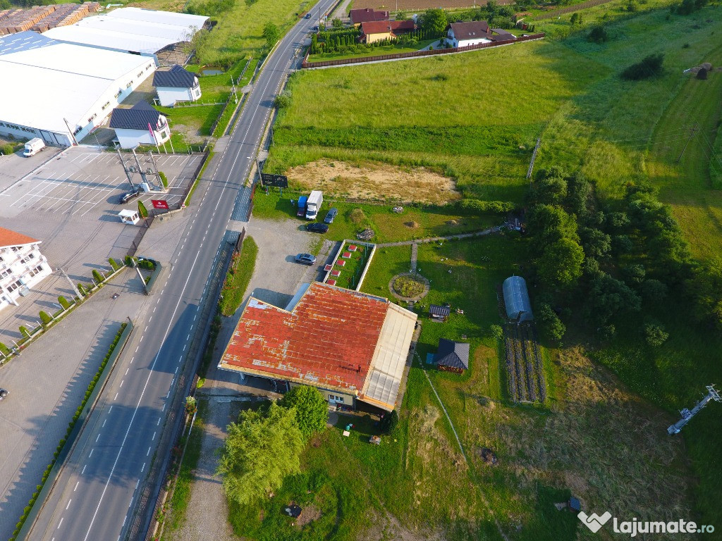 Stație carburanți DN18 + restaurant 80 locuri Aproape frontieră UKR