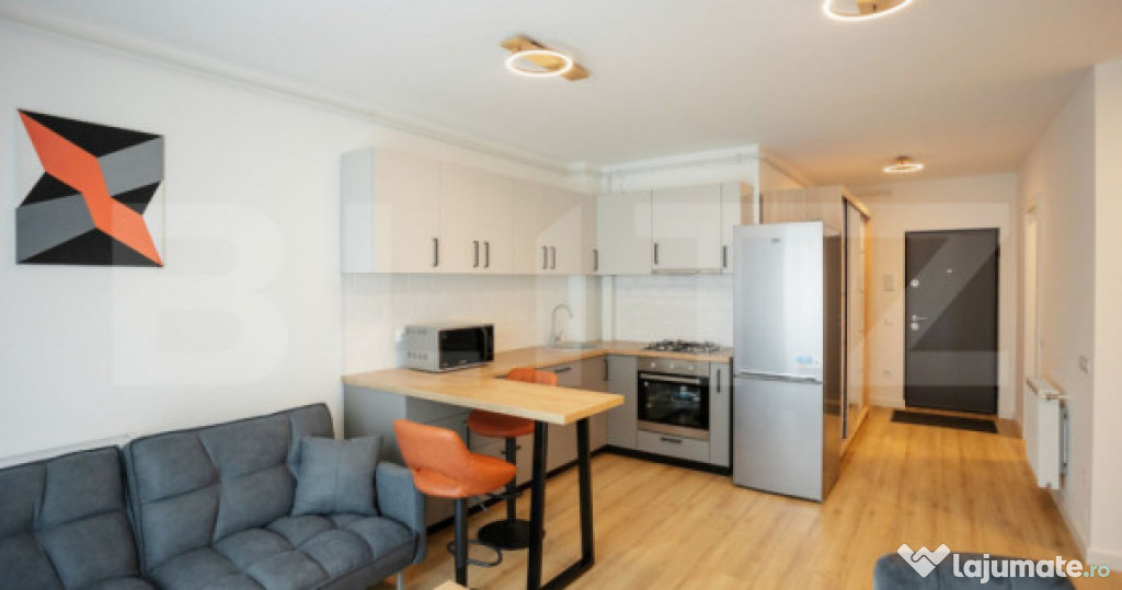 Apartament cu 2 camere, cochet, bloc cu lift, parcare, zona