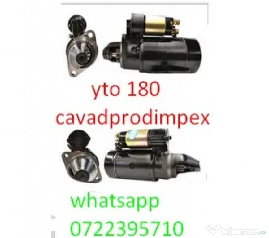 Electromotor Nou cu Reductor YTO 180 DFH LUZHONG Tractor Chinezesc