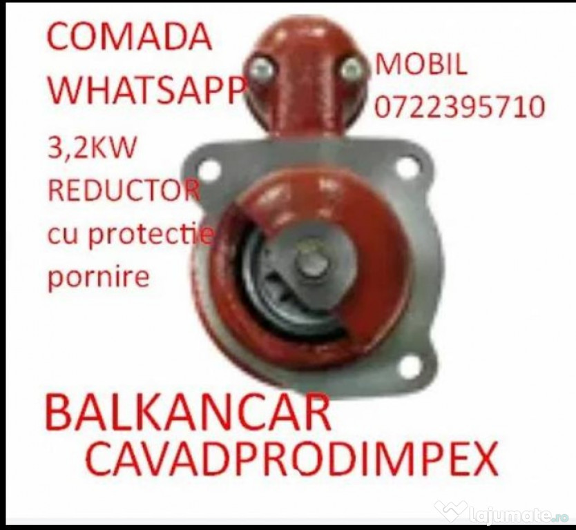 Electromotor NOU cu reductor pentru stivuitor Balkancar 2.8- 3, 2kw
