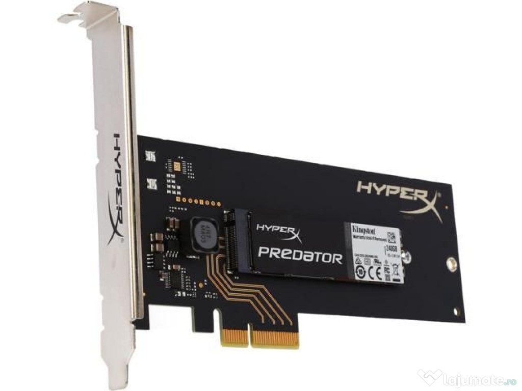 SSD intern Kingston PCI-e HyperX Predator, 240 GB (SHPM2280P