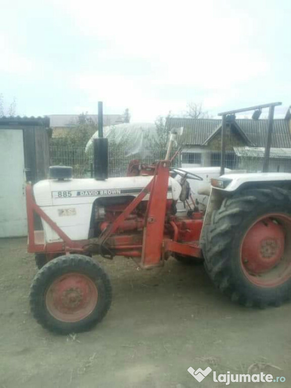 Schimb Tractor David Brown 885 cu Incarcator frontal