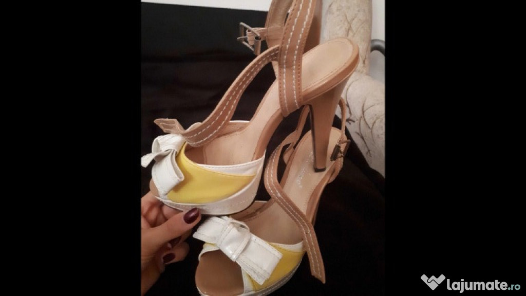 Sandale platforma elegante cu fundita