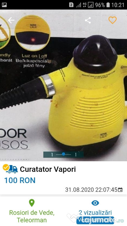 Curățator vapori multifunctional