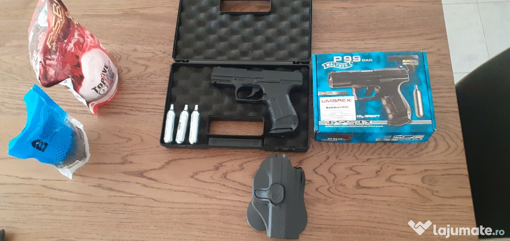Pistol airsoft walther p99 dao 4 joules