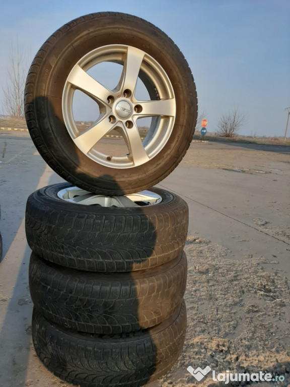 Dacia duster 5x114,3 anvelope bridgenstone 215 65 r16