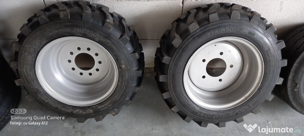 Roți cu jante noi 23x8.50-12