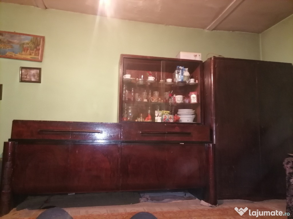 Mobila dormitor lemn masiv