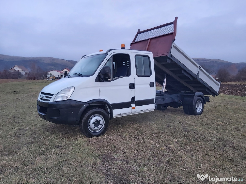 Iveco daily 65c18 basculabil detarat 3.5t 7 locuri doca