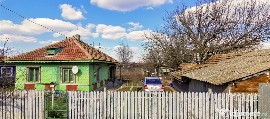 Casa la tara 3 camere, teren 1600mp Sarulesti, jud. Calarasi