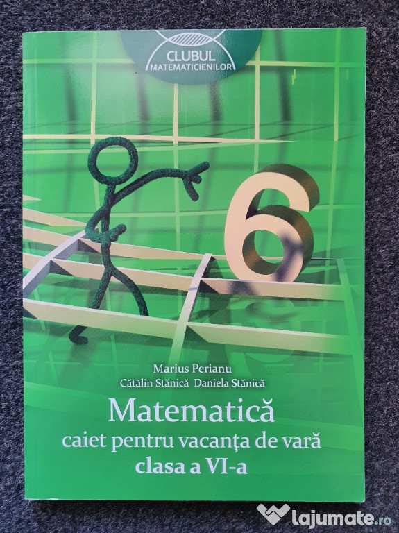 Matematica caiet pentru vacanta de vara clasa a vi-a perianu