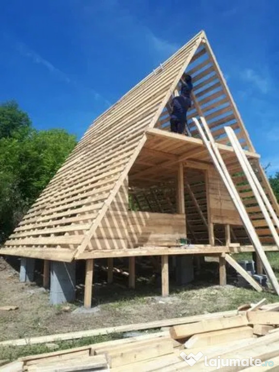 Facem case din lemn cabane
