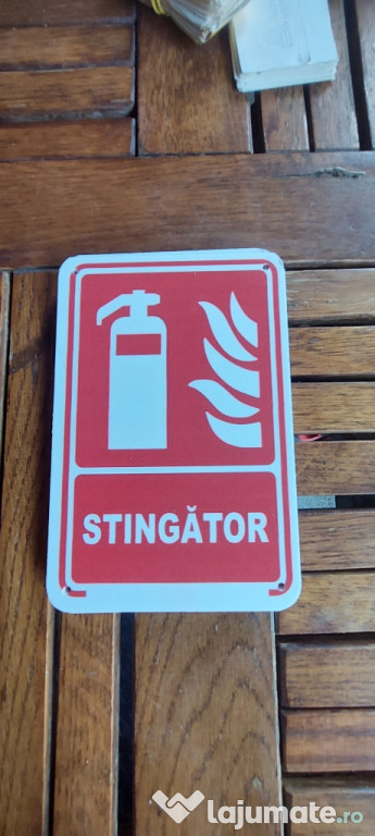 Indicator Stingător suport PVC