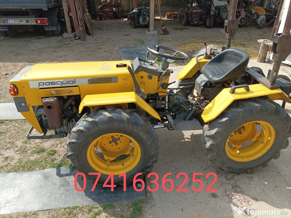 Tractoras pasquali articulat cu freză 33cp