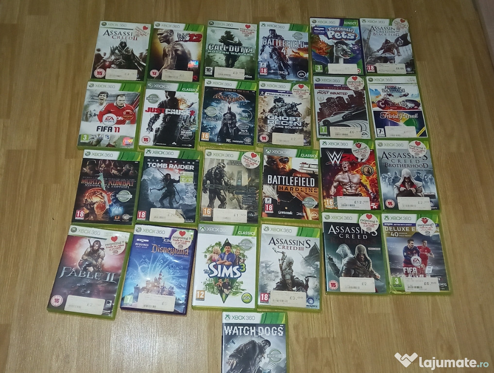 Jocuri xbox 360 la 250 de lei toate