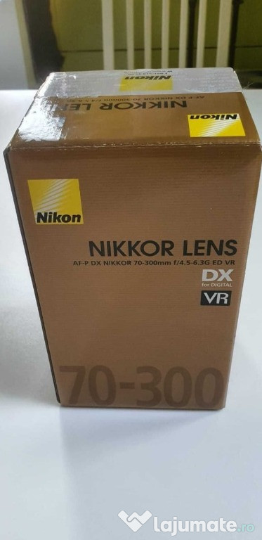 Obiectiv Nikon 70-300mm f/4.6-6.3 ED VR