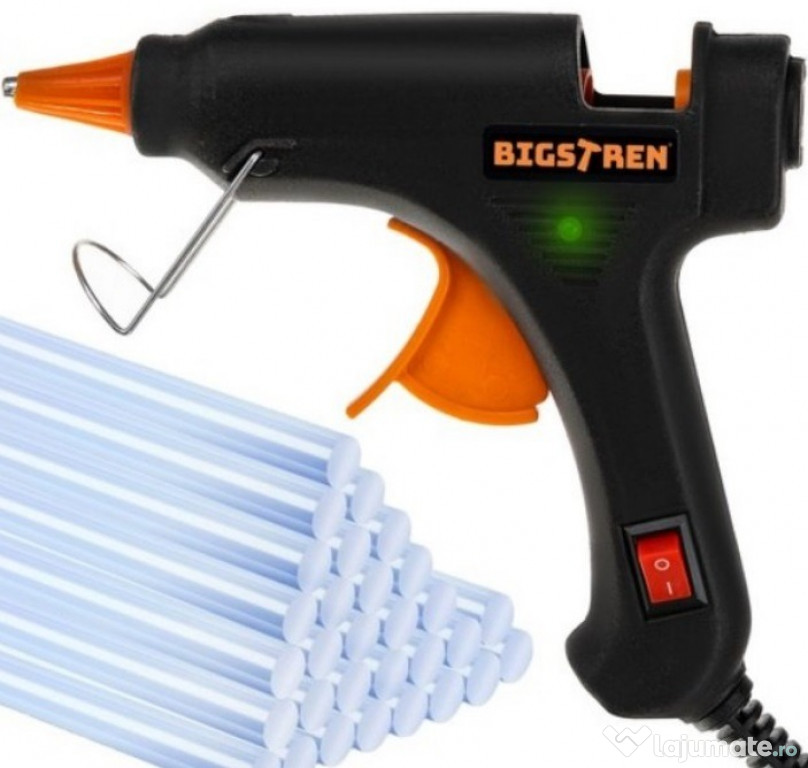Pistol de lipit cu silicon + 30 de baghete