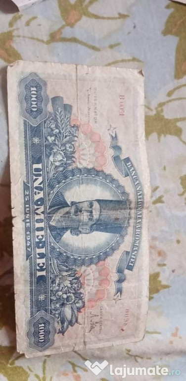Bancnotă 1000 lei 1947 regalistă