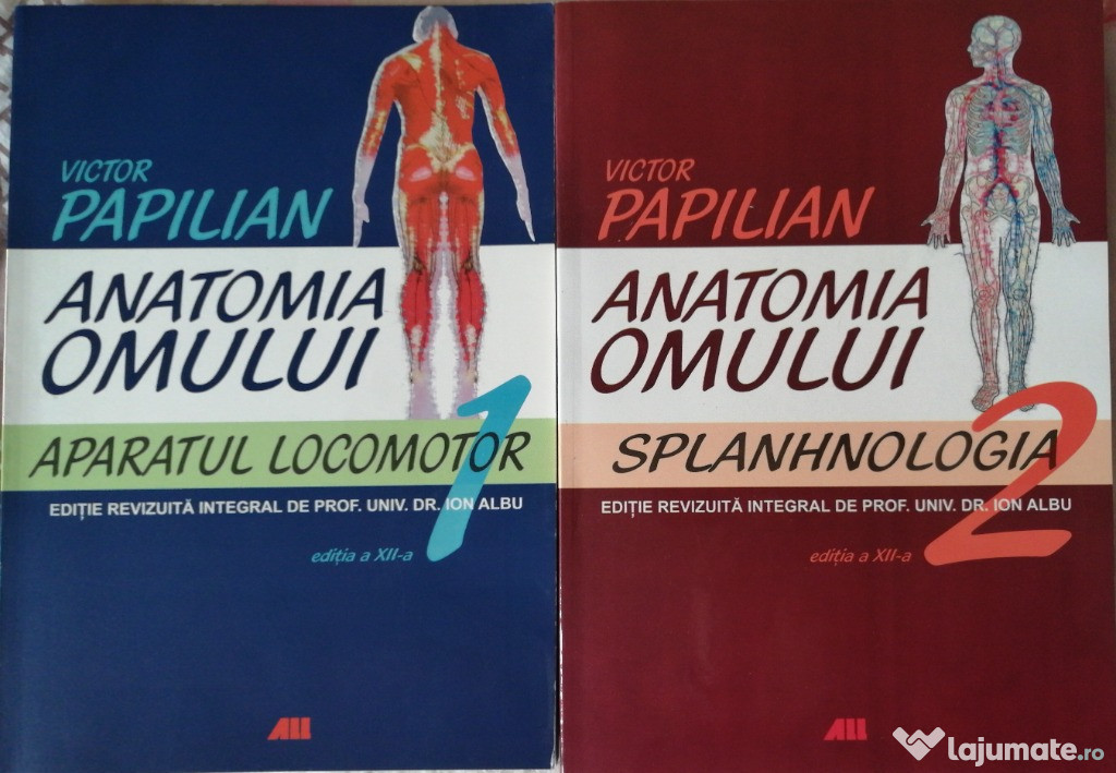 Carti facultatea de medicina Papilian vol. I si II