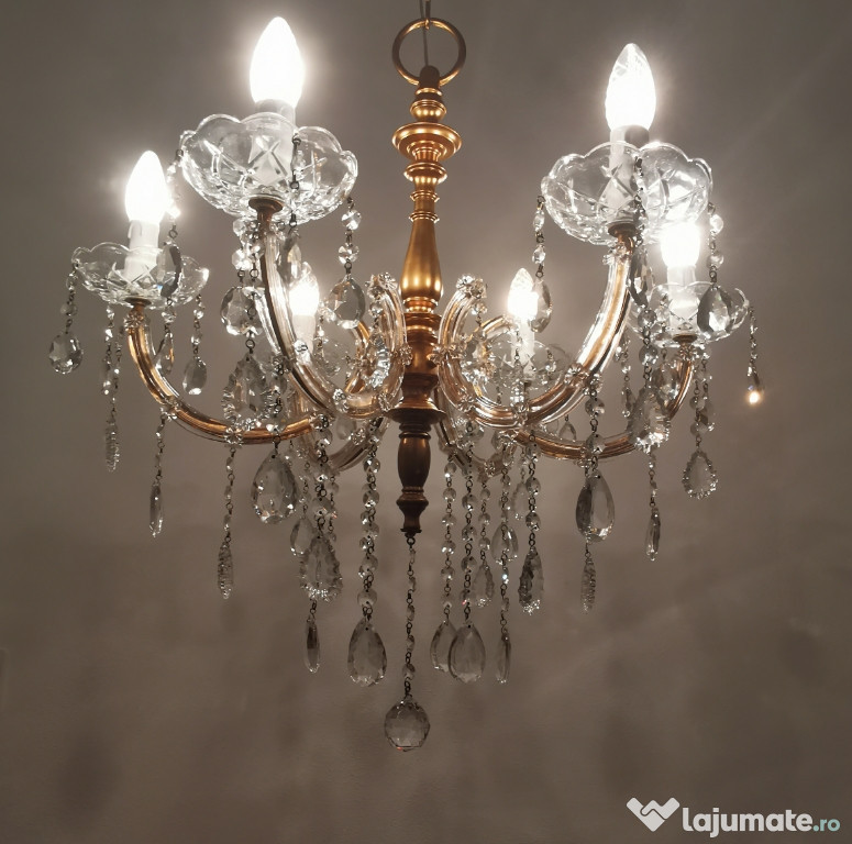 Candelabru/Lustra cristal