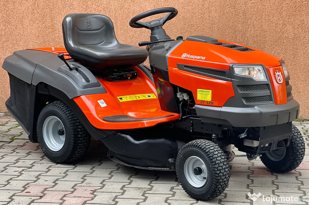 Tractoraș tuns iarba/gazon Husqvarna CTH 126 350cc 12.5 cai