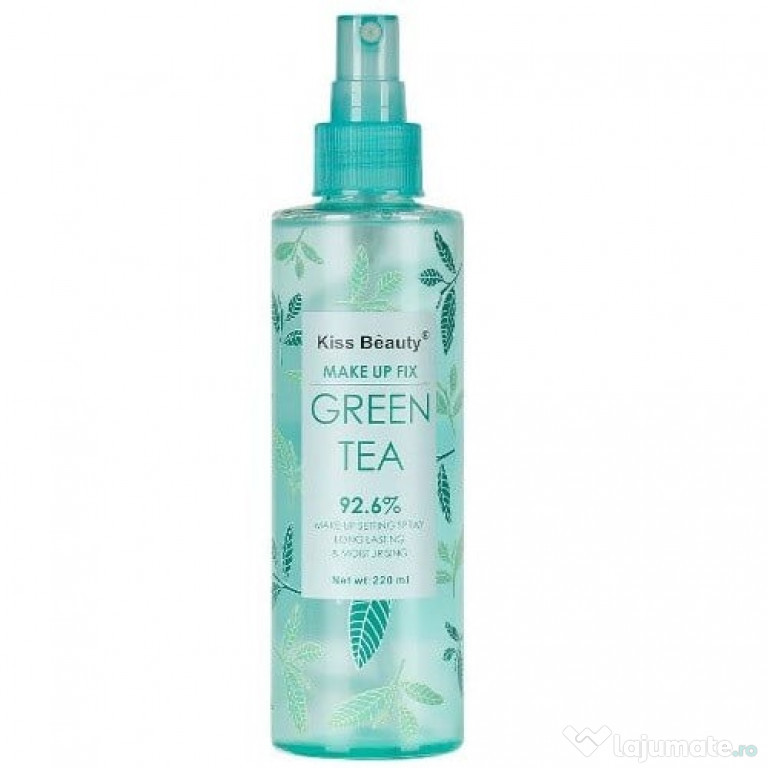 Spray fixare machiaj, Kiss Beauty, Green Tea, Makeup Fix, 220 ml