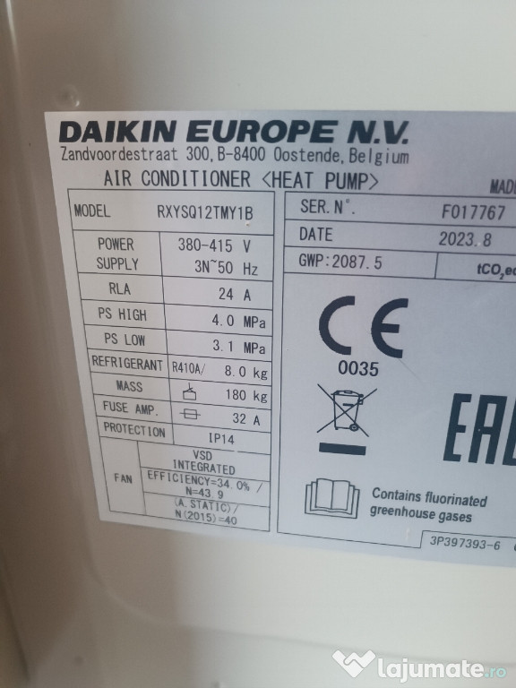 Daikin , aer conditionat,pompa dr caldura.