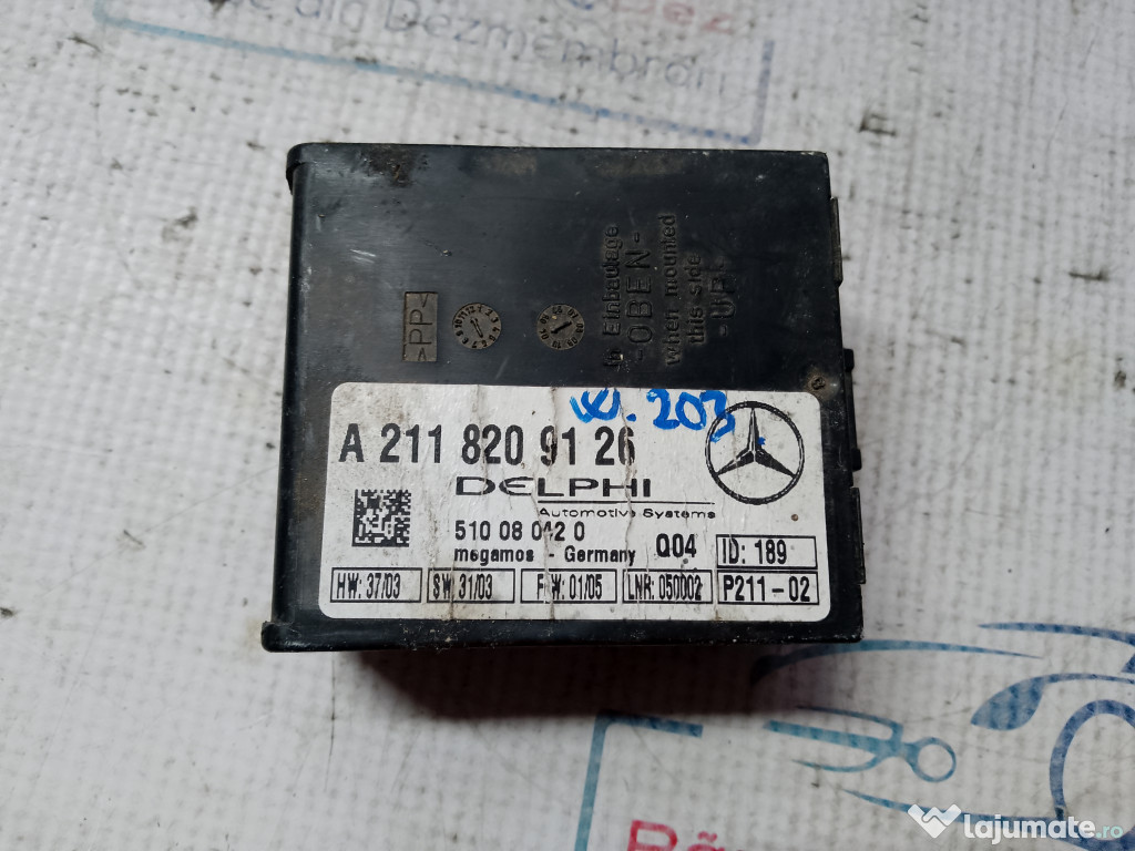 Modul alarma Mercedes-Benz C-Class W203 2003, A2118209126