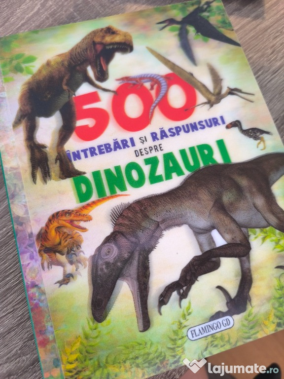 Carte nouă - 500 întrebări despre dinozauri