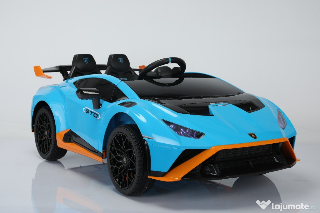 Masinuta electrica cu functie drift Lamborghini Huracan STO 2x 250W