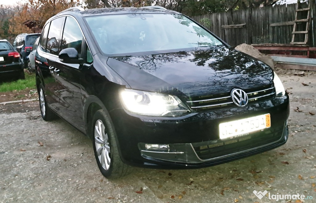 VW Sharan 2.0TDI, cutie automata DSG2, 7 locuri