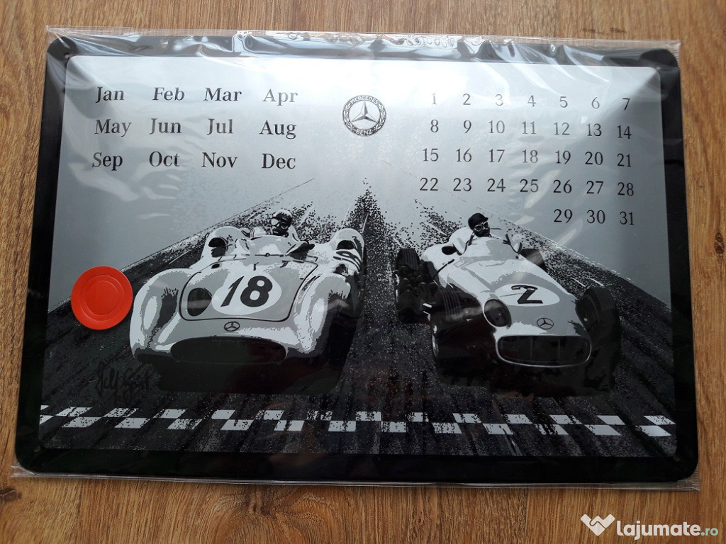 Calendar din Aluminiu Mercedes Benz - produs nou