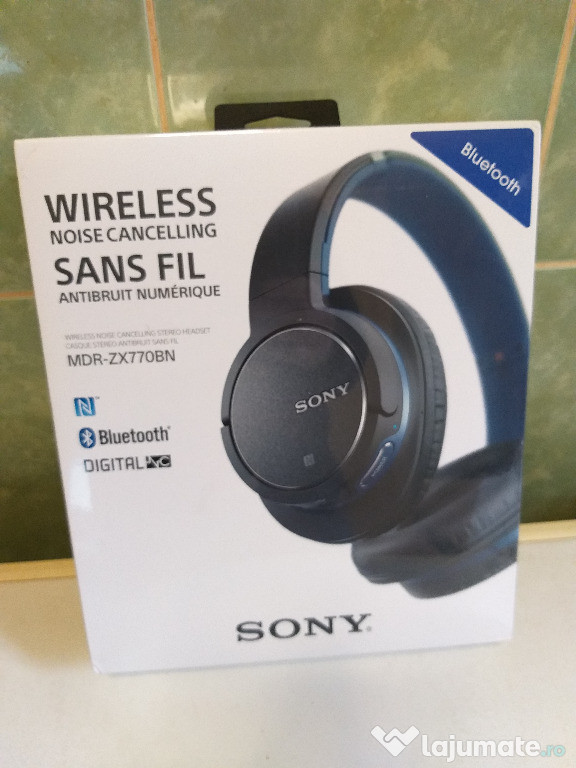 Casti over-ear wireless stereo SONY MDR-ZX770BN noise cancelling (noi)