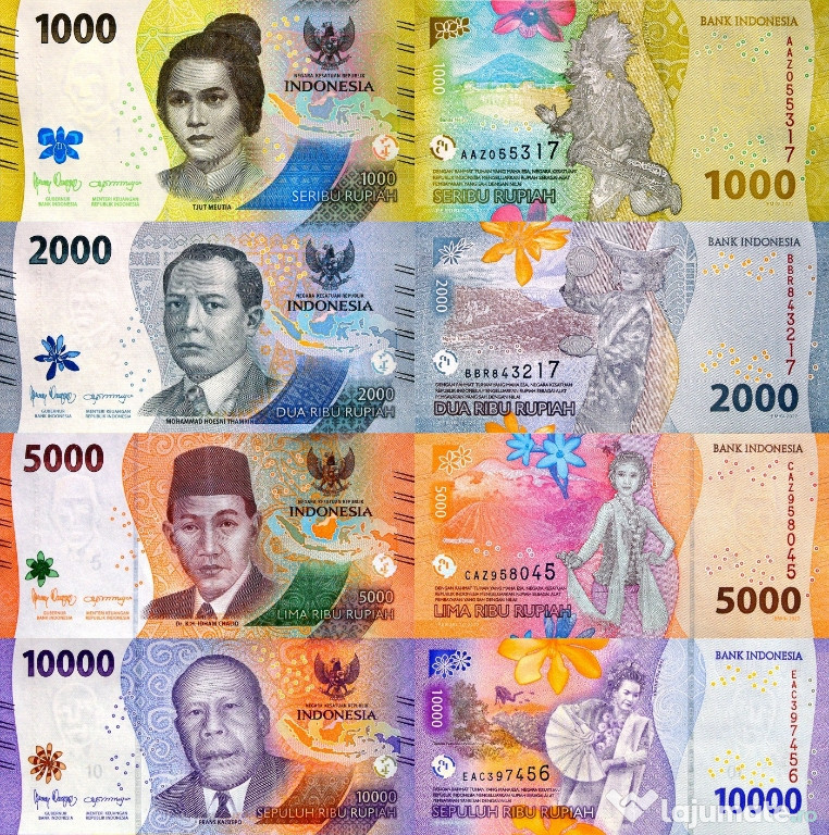 Lot 18 bancnote Indonezia