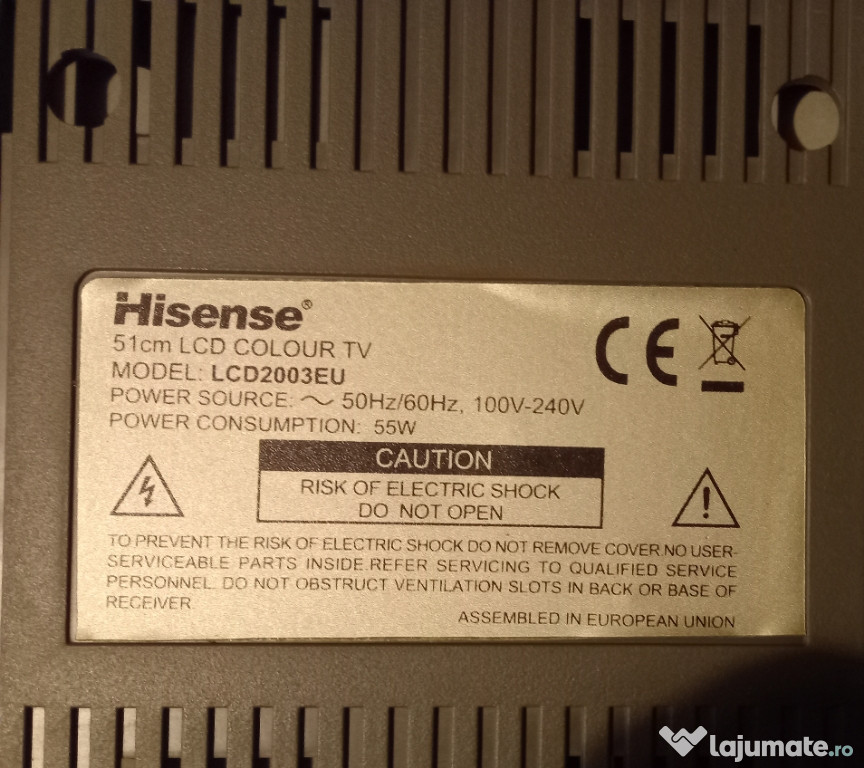 Tv. LCD "Hisense"