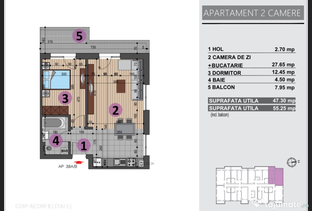 Apartament 2 camere - Sector 4