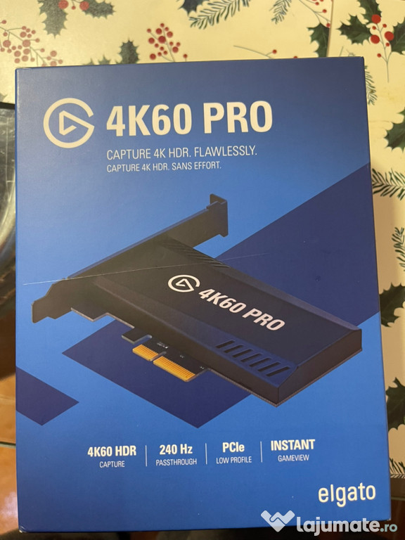 Placa de captură elgato 4k60 pro