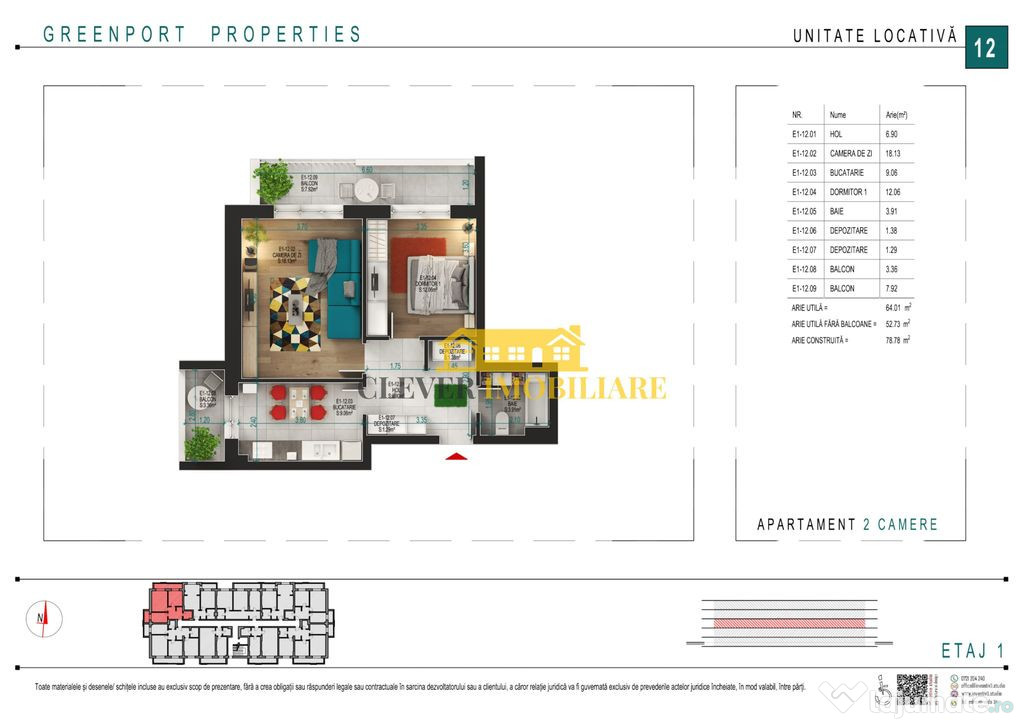 Direct Dezvoltator-Apartament 2 camere-Theodor Pallady