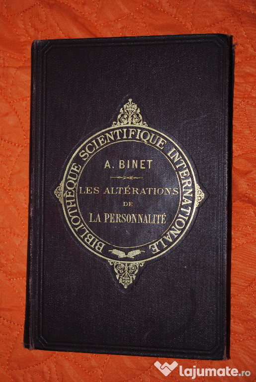 Alfred Binet - Les alterations de la personnalite, 1902 - REDUCERE