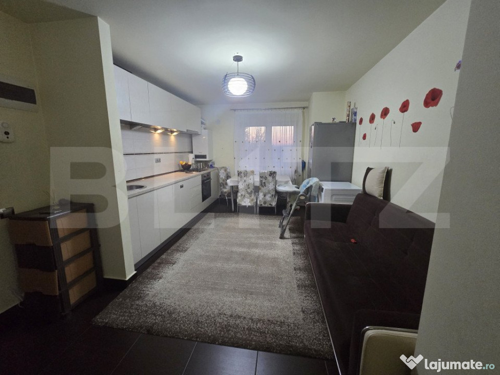 Apartament modern, de 3 camere, 57mp, gradina 48mp, la cheie