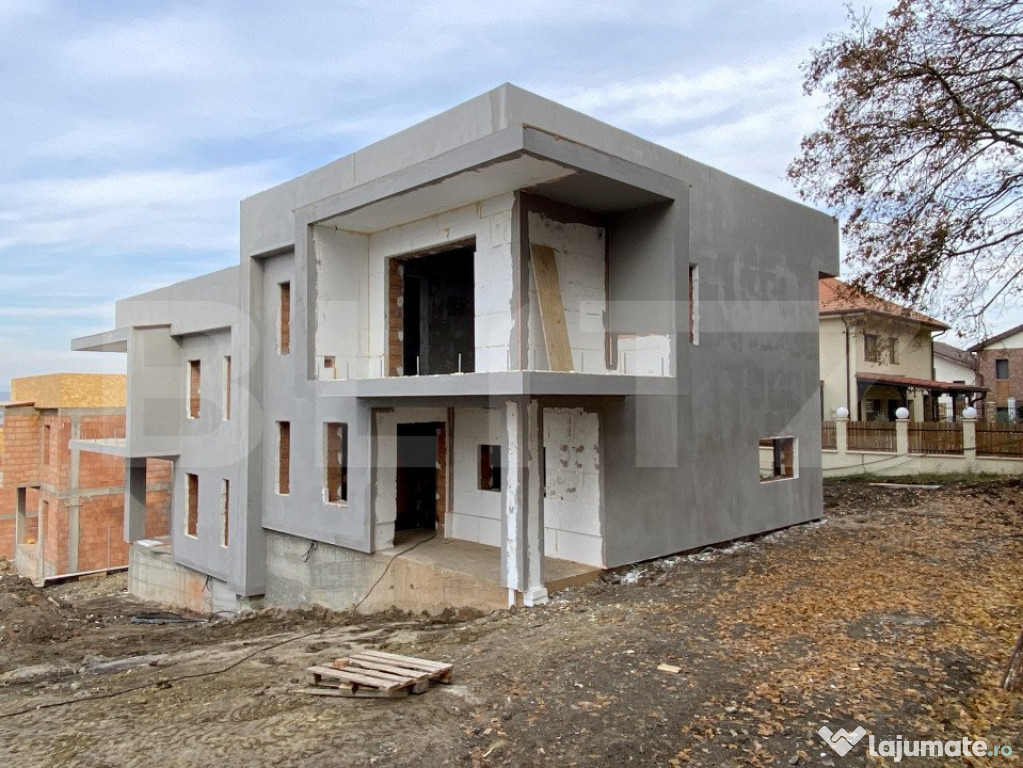 Duplex in ansamblu privat, 120 mp utili, zona Aerodrom Dezmi