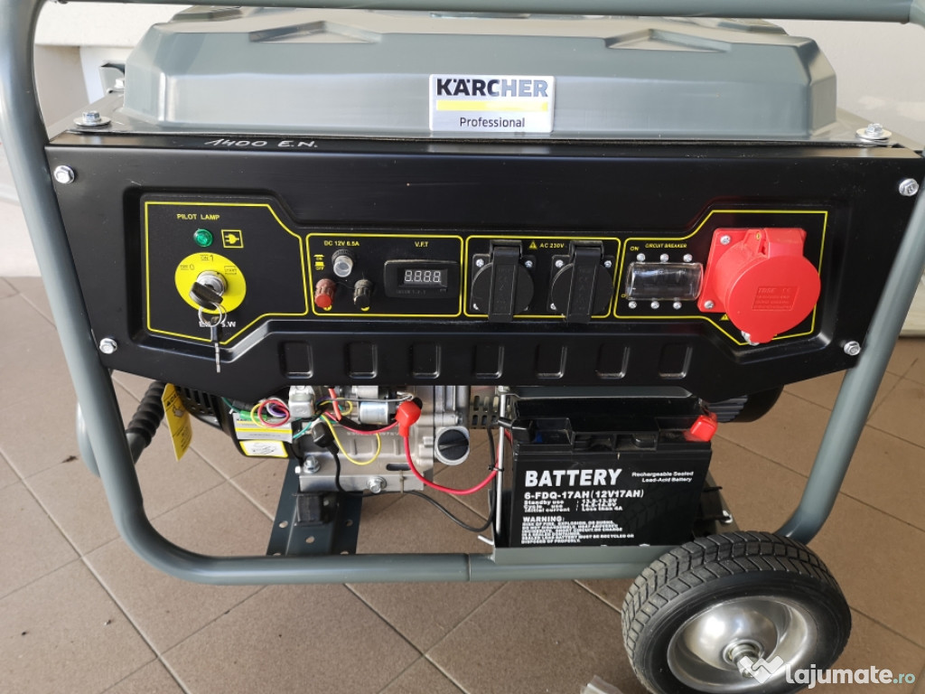 Generator curent Karcher Profesional 7.0 kw 220V 400V NOU